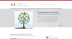 Desktop Screenshot of caringadoption.com
